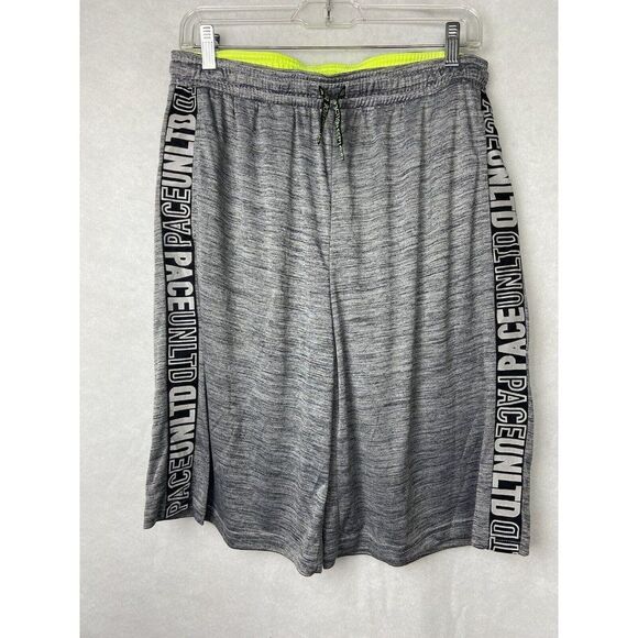 BPC Bonprix men's  active training shorts size M Gray & yellow - Picture 1 of 9
